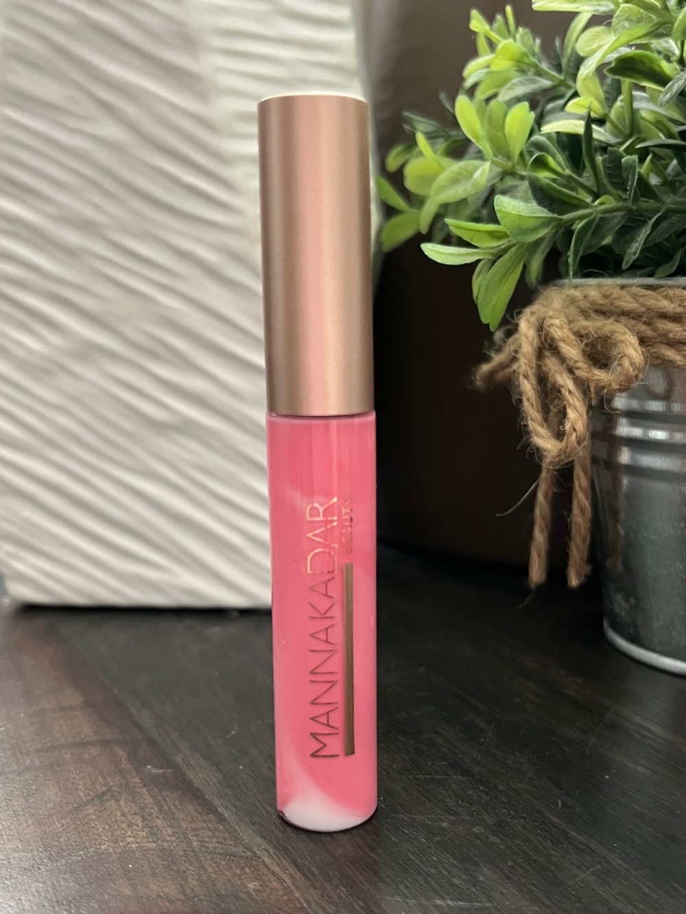 MANNA KADAR Lip Treat Swirl Tinted Lip Balm Pink NEW